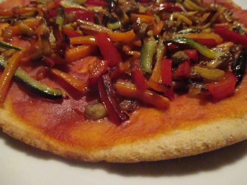 pizza verdure saltate vegan