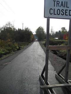 The Springwater Trail is paved from Rugg Road out to Boring now; time to adjust a bunch of routes