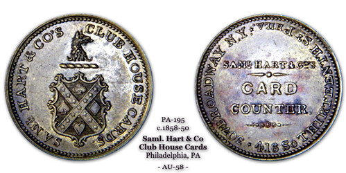 Samuel Hart token PA 195