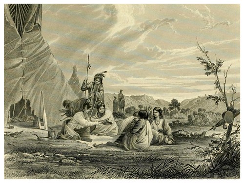 023-Mujeres indias en el juego de las ciruelas-The Indian tribes of the United States..1884-H. R. Schoolcraft