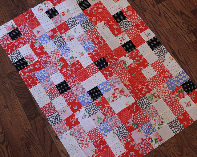 Red patchwork