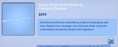 Scipio Stripe Holo-Stripe by Corebital Designs
