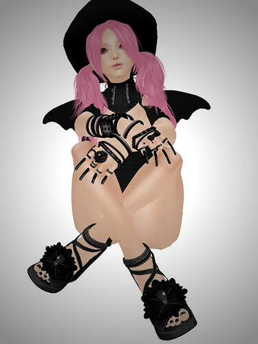 .tsg. Lolita Platforms - *Spooky* Black -SLINK-