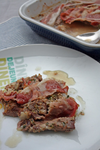 Baked liver and bacon