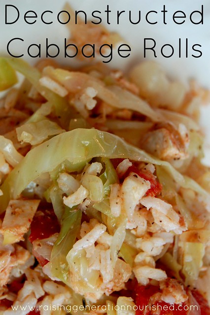 Deconstructed Cabbage Rolls