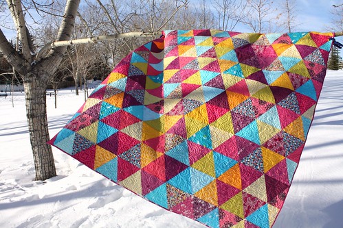 Kelsey's Mermaid Triangle Quilt