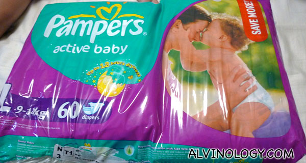 Pampers Active Baby diapers