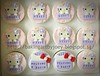 2D Hello Kitty baby girl shower cupcakes