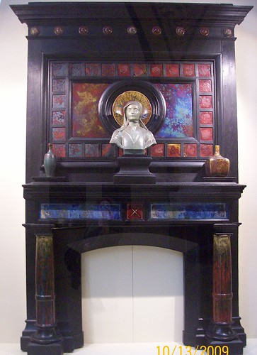 musee d'orsay - art nouveau fireplace