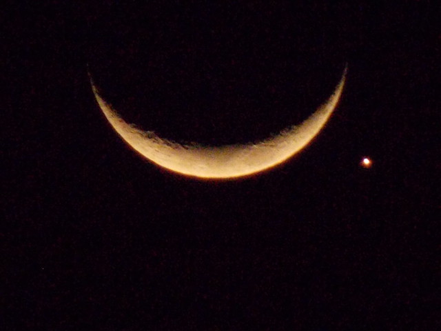 Hoje a Lua encontra Vênus