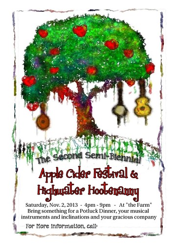 Apple Cider Festival 2013 Poster by paynehollow