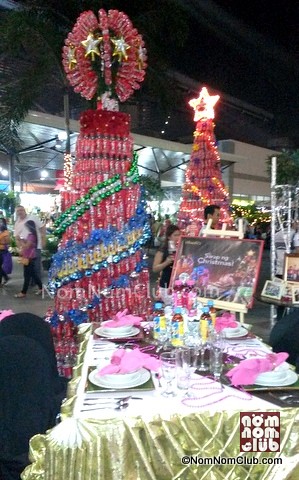 NCBA's Winning Christmas Tree (foreground)