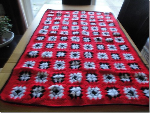615 'cosseted' Marion made and donated  this Blanket for an Elderly relative. She wants me to count it in.
