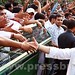 Congress workers greet Sonia Gandhi, Rahul Gandhi 08