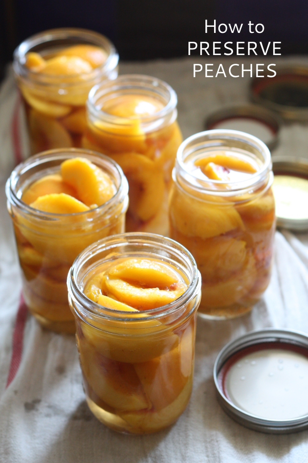 How to preserve peaches | completelydelicious.com