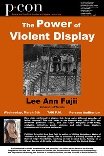 The Power of Violent Display Event Poster