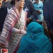 Sonia Gandhi interacts with students at Raebareli 03