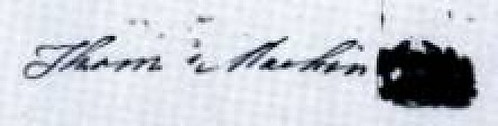 Thomas Machin signature