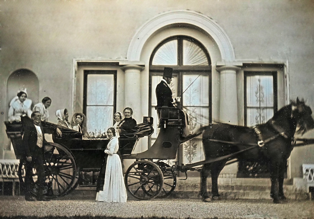Landau Carriage with Figures, 1849