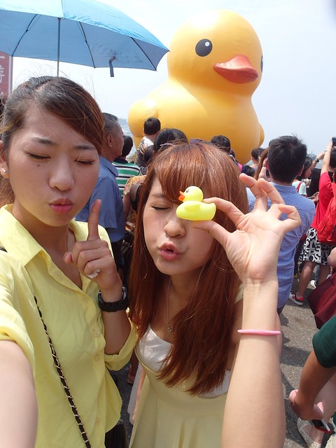 20130920看黃色小鴨（≧∇≦）