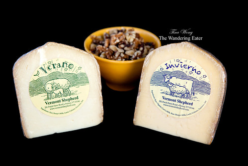 Vermont Shepherd cheeses - Verano (summer) and Invierno (winter)