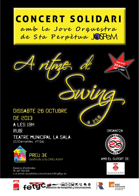 Concert solidari amb jove orquestra de sta. Perpètua dissabte 26 octubre a Rubí