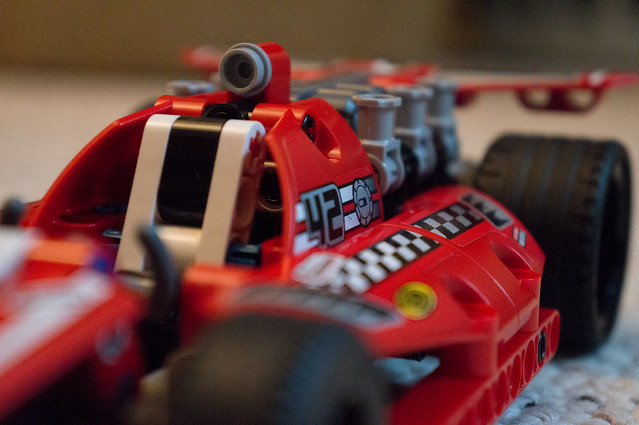 LEGO Technic 42011 race car close up