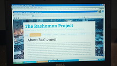 A screenshot of a webpage in Firefox in Microsoft Word in a photography museum
