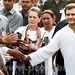 Congress workers greet Sonia Gandhi, Rahul Gandhi 06