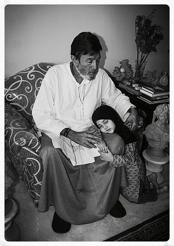A Grand Fathers Healing Touch- Mr Rajesh Khanna And Marziya Shakir by firoze shakir photographerno1