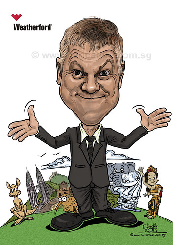 digital caricature for Weatherford (watermarked)