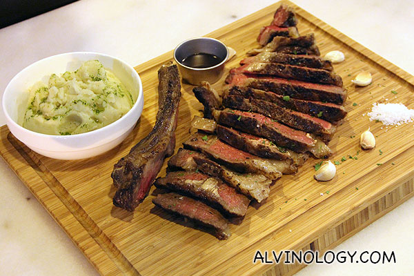 Beef prime rib with chunky mash (Serves 4-5) S$130/kg