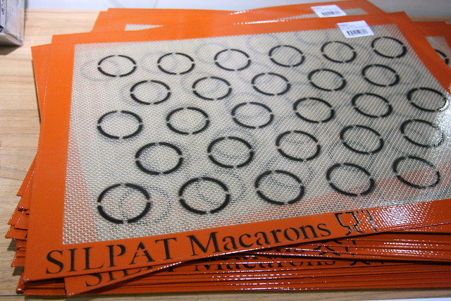 Silpat silicone baking mats for macarons!
