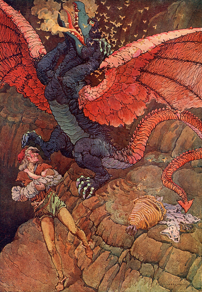 Frederick Richardson -  Illustration From "The Queen's Museum and Other Fanciful Tales" by Frank R. Stockton, 1906 (2)