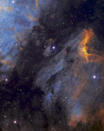 The Pelican Nebula - Hubble Palette - 030613 by Mick Hyde
