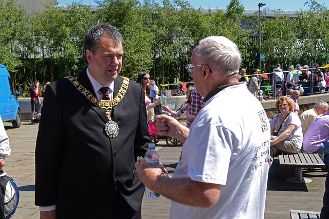 John speaking with the Lord Provost