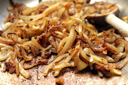 browned onions for patty melt