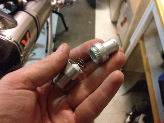 Check valve apart