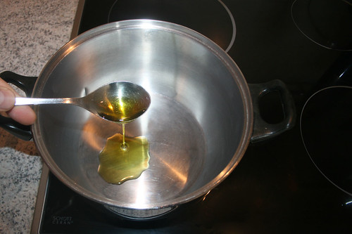 31 - Olivenöl erhitzen / Heat up oil