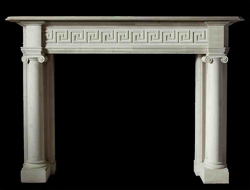 Grecian fire surround with columns by stephencritchley