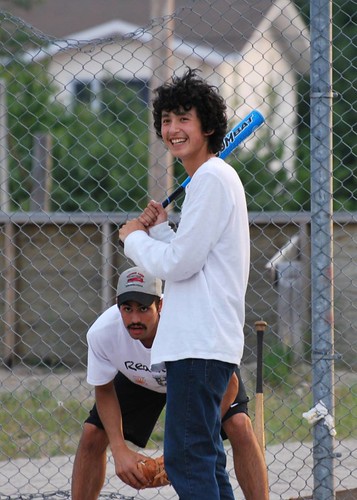 Batter up as the Thunderwolves enjoy time at Whitesands First Nation