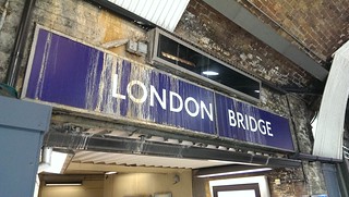 London Bridge Tube sign