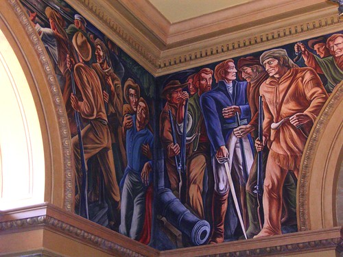 San Antonio, TX post office interior mural (by: Jimmy Emerson, creative commons)