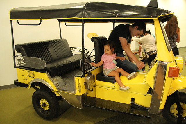 A Tuk Tuk taxi from Thailand.