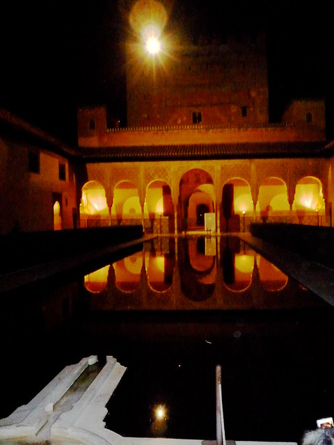 Andalusien Granada Alhambra Patio de los Arrayanes