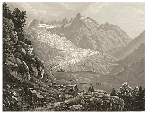 009-Glaciar del Rhone-Cinquante vues pittoresques de la Suisse… -Vía e-rara