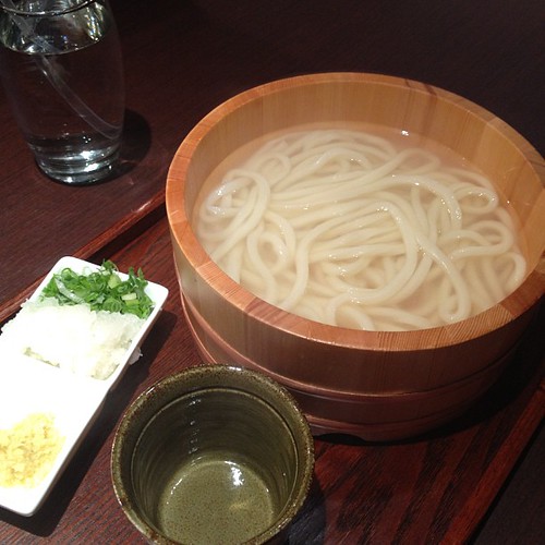 Will's plain udon with udon-yu from Marugame Monzo