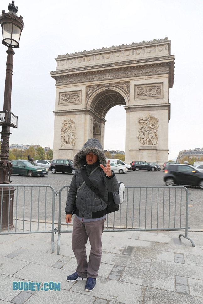 Fahrin Ahmad di Paris Day 1