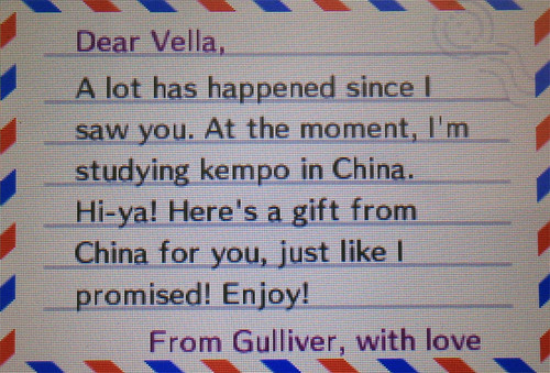 Gulliver's Letter from China