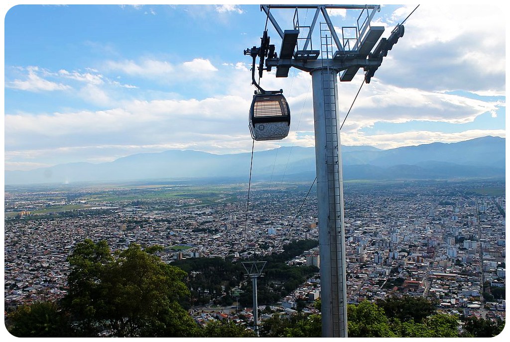 salta view and cable car